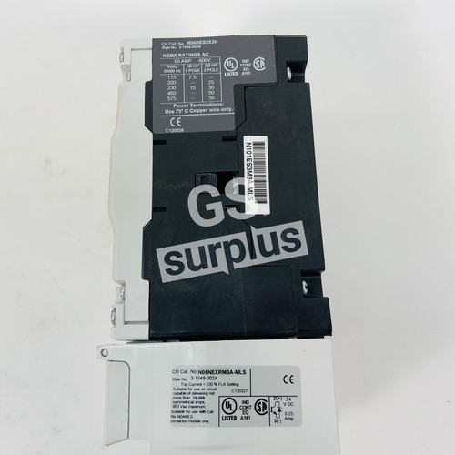 NEW EATON N101ES3M3A-MLS NEMA 3 STARTER N04NES3X3N 90A 3P - Picture 7 of 9