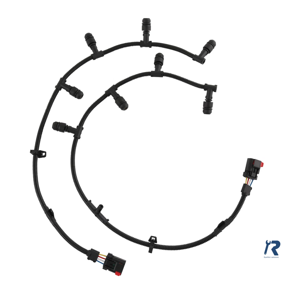 Arnés bujías incandescentes 8 ZD-13+2 izquierda+derecha apto para Ford F250 2004-2007 Foto 3 de 4