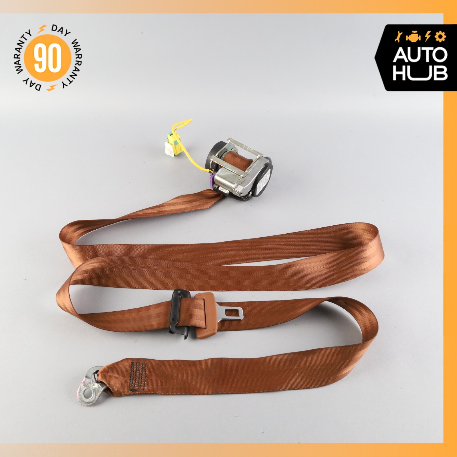 07-11 Bentley Continental GTC Rear Right or Left Side Seat Belt Brown OEM 46k