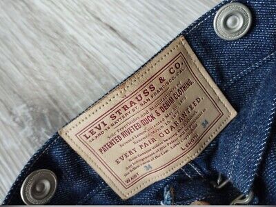 USA Levi's Vintage Clothing LVC 1880's XX Waist Overalls 34 USA Levi's Vintage Clothing LVC 1880's XX Waist Overalls 34