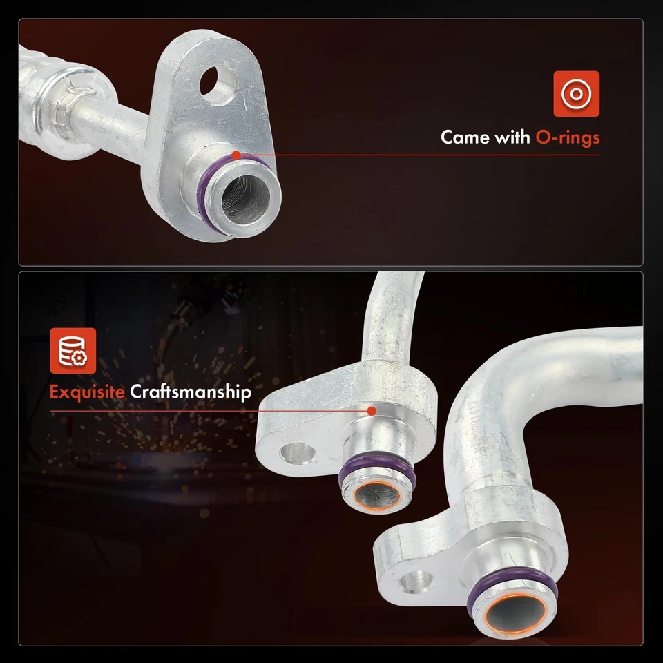 A/C Suction & Liquid Line Assy for Mercedes-Benz GL350 GL450 GL550 13-16 ML250 - Image 3 of 4