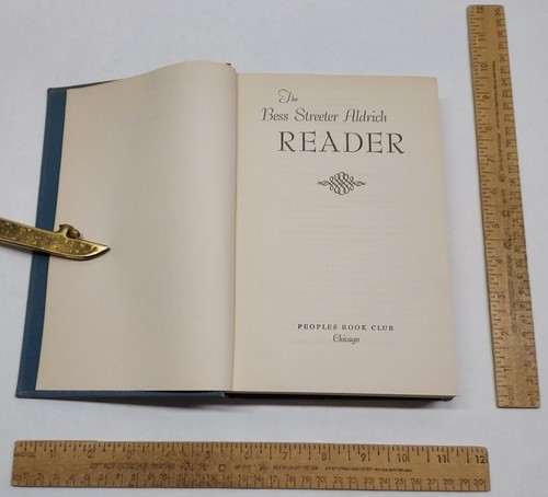 The Bess Streeter Aldrich READER - hardback BOOK - PEOPLES BOOK CLUB - Picture 2 of 13