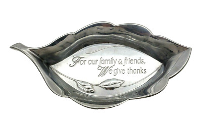 Reed & Barton Leaf Bread Accent Dish from the The Arbor Collection AM319 NEW