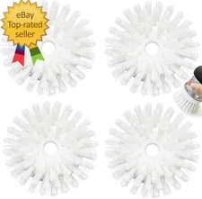 Palm Brush Refills for OXO Good Grips Soap Dispensing Dish Brush - 4 Pack Cleani