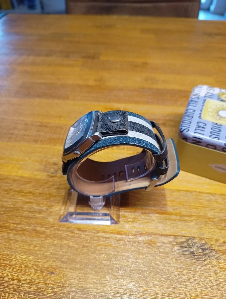 Fossil Uhr Vintage Herren, JR3372, neue Batterien, Box, LEDERBAND  - Bild 3 von 4