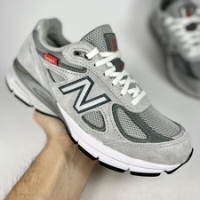 New Balance 990v4 Made In USA Red Label - Grey for Sale