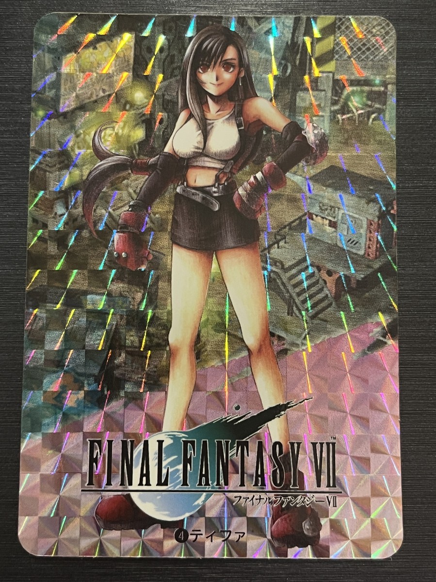 Final Fantasy7 FFTCG FF7 Carddass Tifa prismatic Foil
