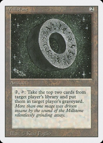 MTG 1X MILLSTONE REVISED ( 3RD EDITION) MODERATELY PLAYED