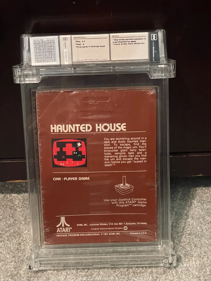 WATA 5.5 A Sealed Haunted House (Atari 2600, 1981 USA) - Image 2 of 2