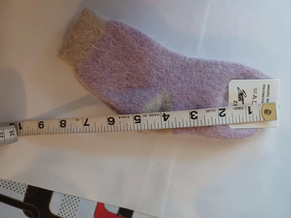 SOCKS 安哥拉/羊毛/聚氨酯中筒袜 尺寸 M ZUWEI — 第 2/3 张图片