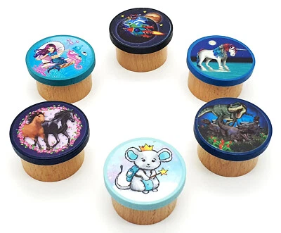 LUTZ MAUDER Milchzahndose Zahndose aus Holz für Milchzähne Rakete Pferde Einhorn Dino Maus