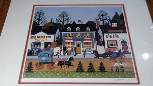 Jane Wooster Scott " The Domino Game" framed picture,artist signed,23 x 21! - Picture 4 of 15