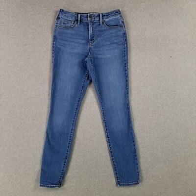 Universal Thread Size 4/27 High Rise Skinny Jeans Stretch Modern Current Light