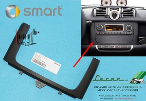 Cornice Pulsanti Tunnel Cruscotto Smart Fortwo 451 - Ricambio Originale 2007-2014 - Foto 9