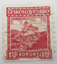 TCHECOSLOVAQUIE TIMBRE N° 233 - PREFORE - PERFIN