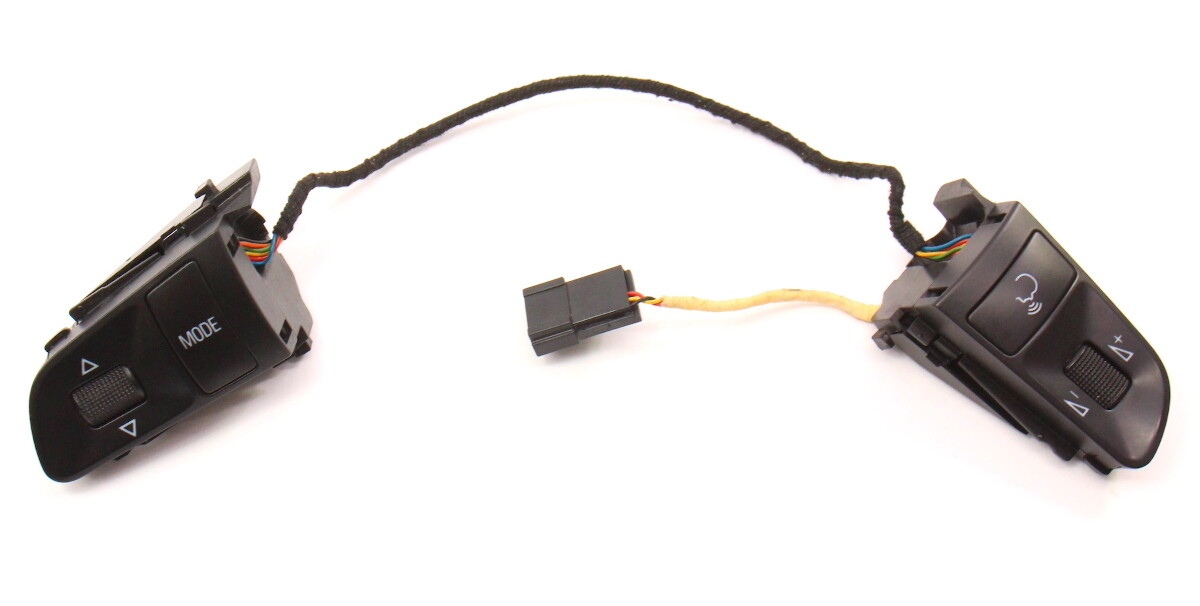Steering Wheel Buttons Controls 09-12 Audi A4 B8 - Genuine - 4F0 