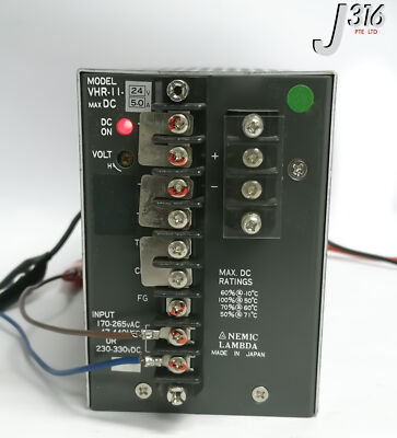 17167 NEMIC-LAMBDA PS 24V  5A INPUT 170-265VAC 47-440HZ 230-330VDC VHR-11-24V