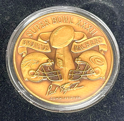 NFL Super Bowl XXXII 32 1997 Commemorative Sprint Foncard Coin 188