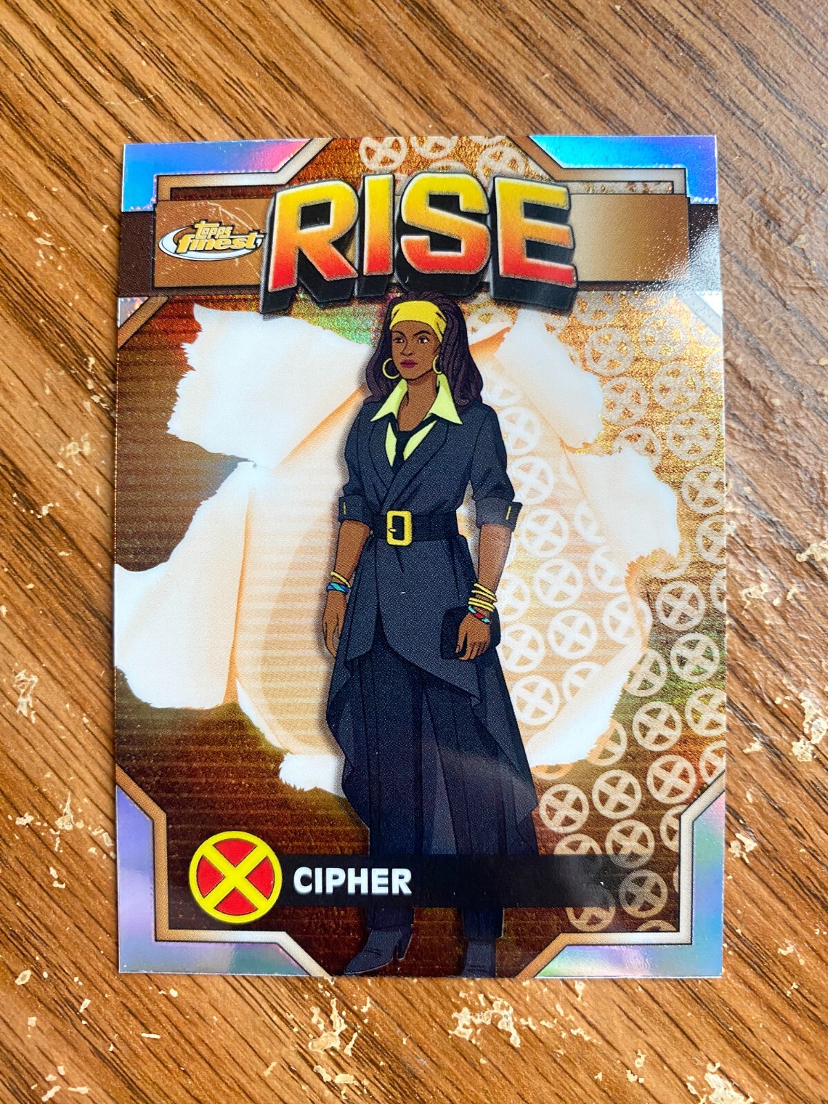 2025 Topps Finest X-Men '97 Cipher Refractor #20 Common Rise