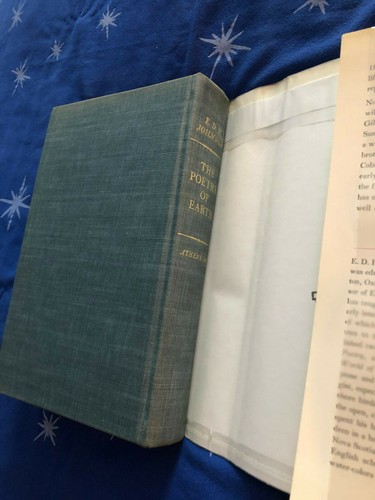E D H Johnson, ed. THE POETRY OF EARTH 1st US 1966 HC/DJ, English Nature Writing - Imagen 8 de 8