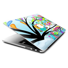 Skin Decals Wrap for MacBook Pro Retina 13" - Colorful Artistic Owl in tree