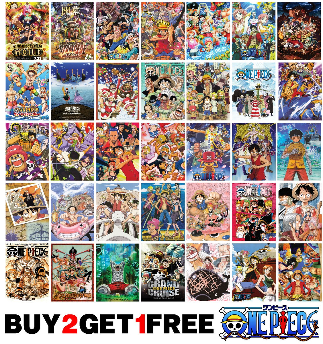 ONE PIECE 壁紙 Interior Wall Poster One Piece Poster Anime Manga Poster Art Print Wall Home Room Decor