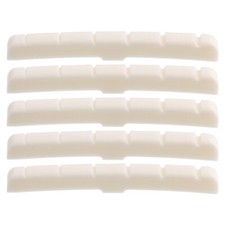 5X Electric Guitar Pre-Slotted Bone Nut Curved Bottom for Fender Strat Tele 43mm