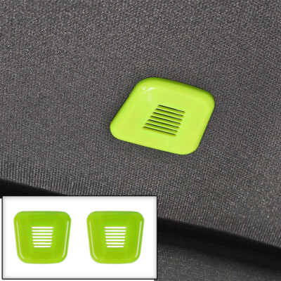 Green Top Roof Microphone Bezel Cover Trims For Dodge Challenger 15+/Charger 11+