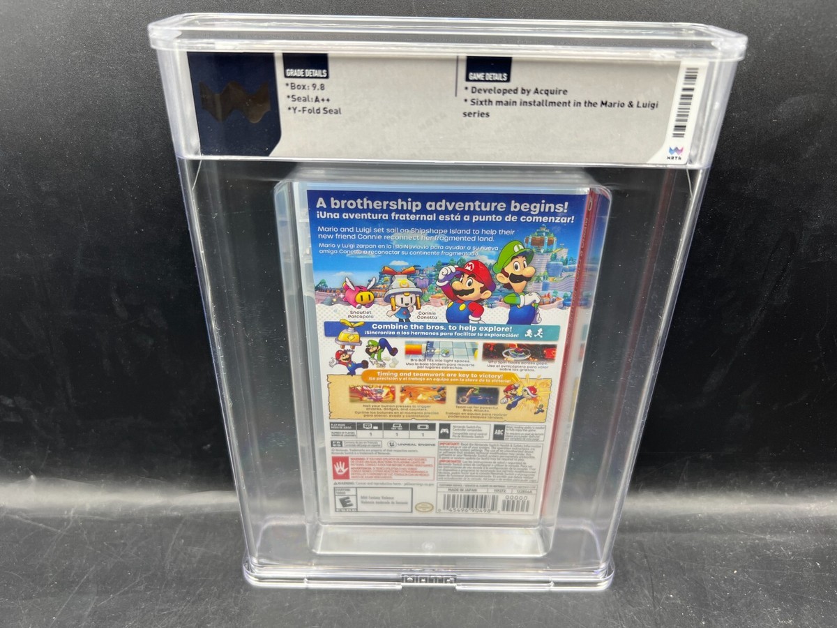 Mario & Luigi: Brothership Nintendo Switch WATA 9.8 A++ FACTORY