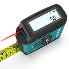 MiLESEEY DT20 Digital Laser Tape Measure,130FT Laser Measuring Tool,16FT Easy...