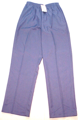 #ad #ad Alfred Dunner Elastic Waist Pull On Slate Blue Pants Women#x27;s Size 8 NEW $16.99