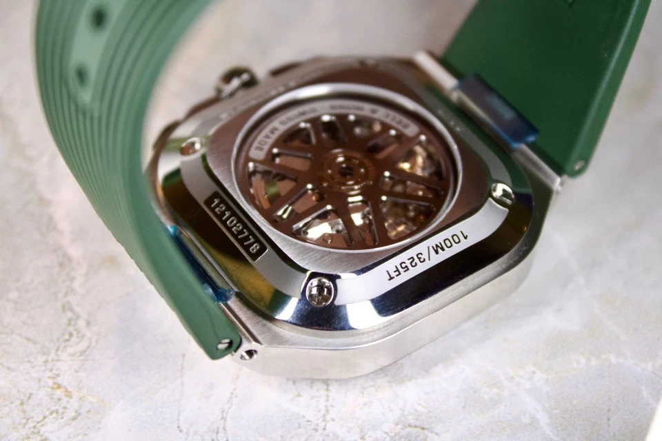 Bell & Ross BR-05 Chronograph Green Dial 42mm Complete Set BR05C-GN-ST/SRB - Image 3 of 4