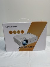 VANKYO Leisure D30T Portable Projector 720p HD WiFi HDMI USB Tested