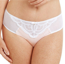Amoena Karolina White & Nude Briefs 10 Panty ...