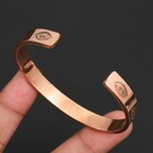Eye Design Pure Copper Magnetic Pain Energy Therapy Bangle Jewelry CB-07-054 — photo 3