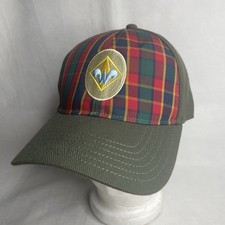 Boy Scouts Of America Cub Scouts WEBELOS BSA Plaid Hat Cap Size M/L Flex Fit