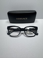 Versace Italy K MOD.3294 GB1 53 18 140 Black Eyeglasses JJ45