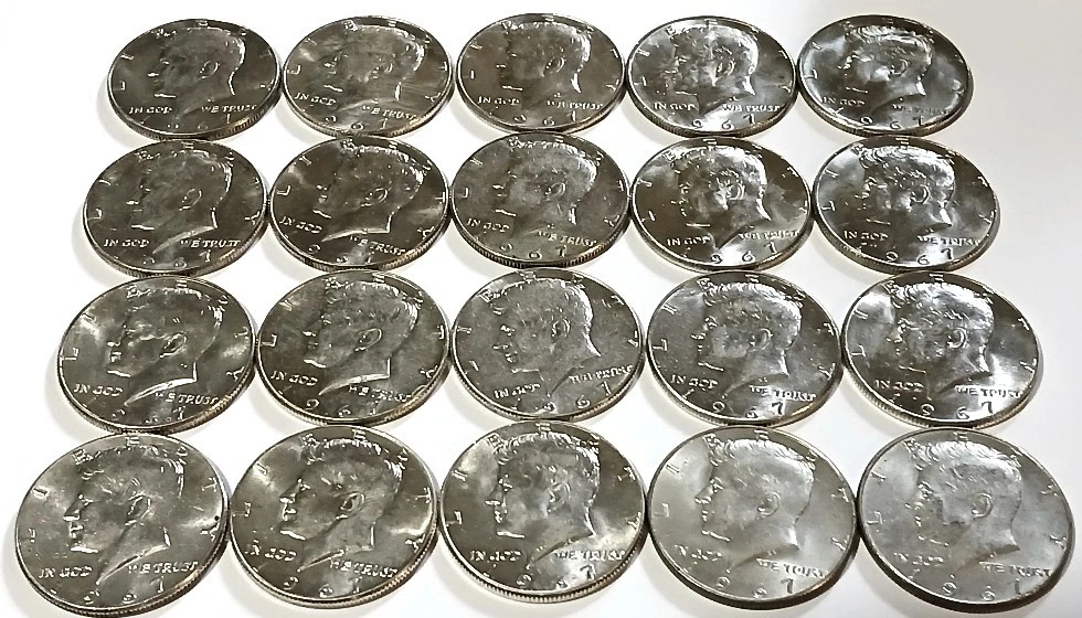 1967年 ケネディ半ドル 18枚 Uncirculated 1967 Kennedy US Half Dollars (1964-Now) for sale | eBay