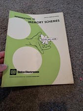Delco Electronics Introduction to Memory Schemes Digital Computer Series 1980