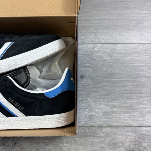Adidas Gazelle Gamuza 'Core Black / Bright Blue / White' - Talla UK 8 / EU 42 - Imagen 4 de 9
