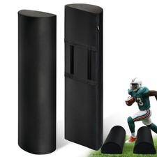 2 PCS Football Step Over Dummy PU Football Tackling Dummy Waterproof Football...