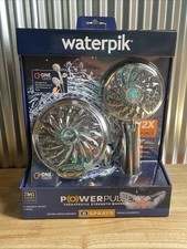 Waterpik PowerPulse System 8 Sprays Chrome 2 in 1 Shower System Therapeutic NEW