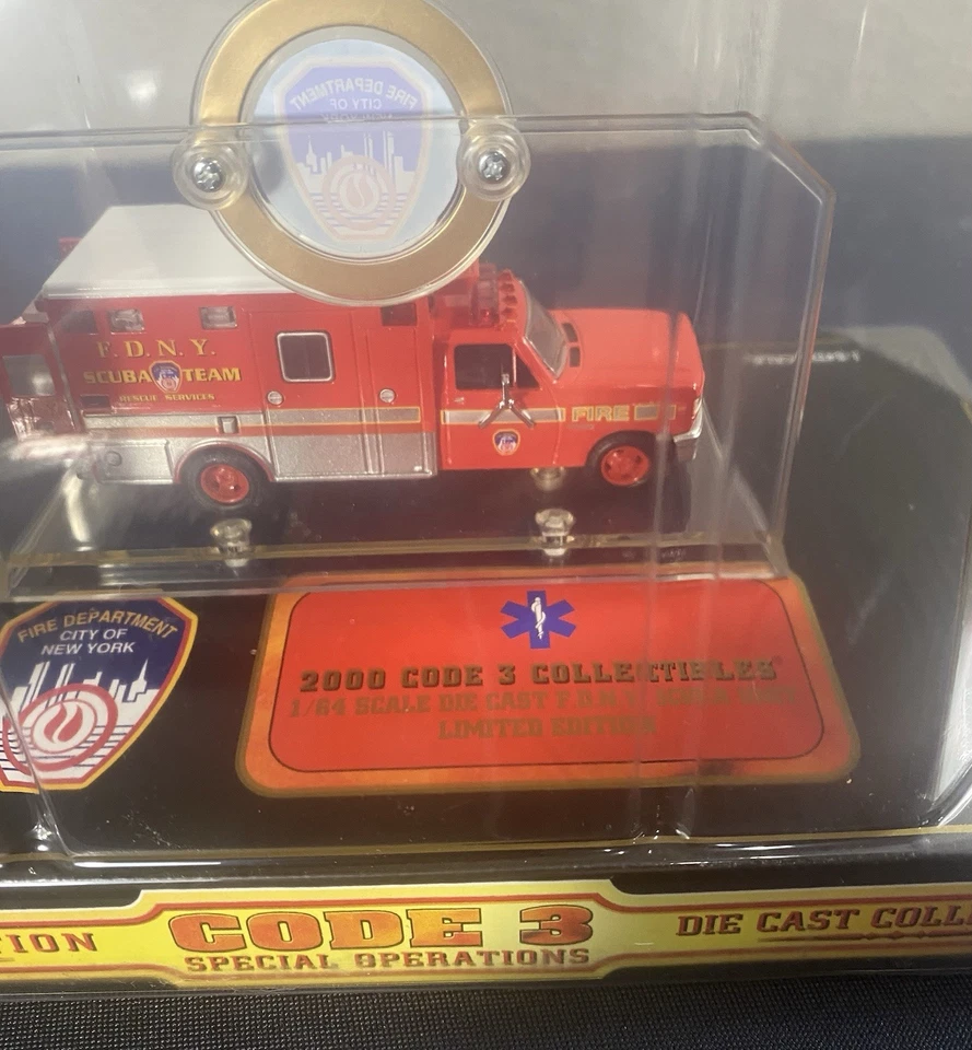 Code 3 Model #12000 FDNY Scuba Unit, Ford-350 - Image 4 of 4