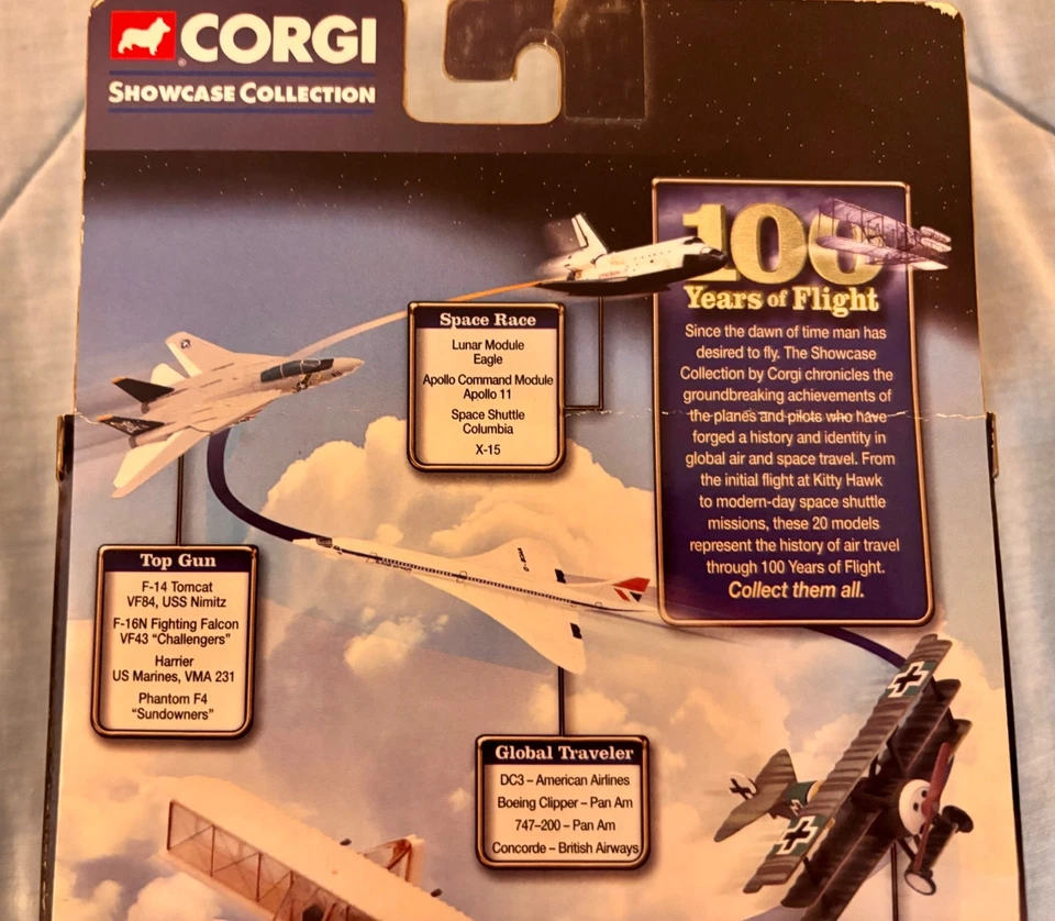 CORGI SHOWCASE COLLECTION 100 YEARS OF FLIGHT GLOBAL TRAVELER CLIPPER/ CONCORDE - Image 3 of 4