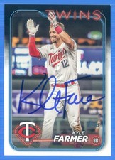KYLE FARMER Signed/Autographed 2024 Topps Card #379 Minnesota Twins w/COA c