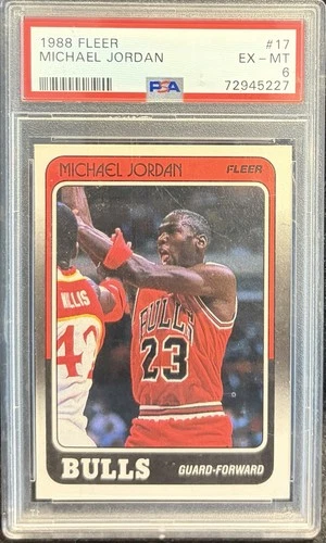 1988-89 Fleer - Michael Jordan #17 PSA