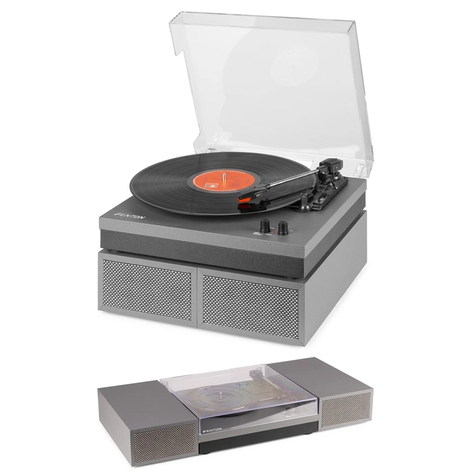 RP165 Modern Record Player with Speakers and Bluetooth - Fenton Stereo System