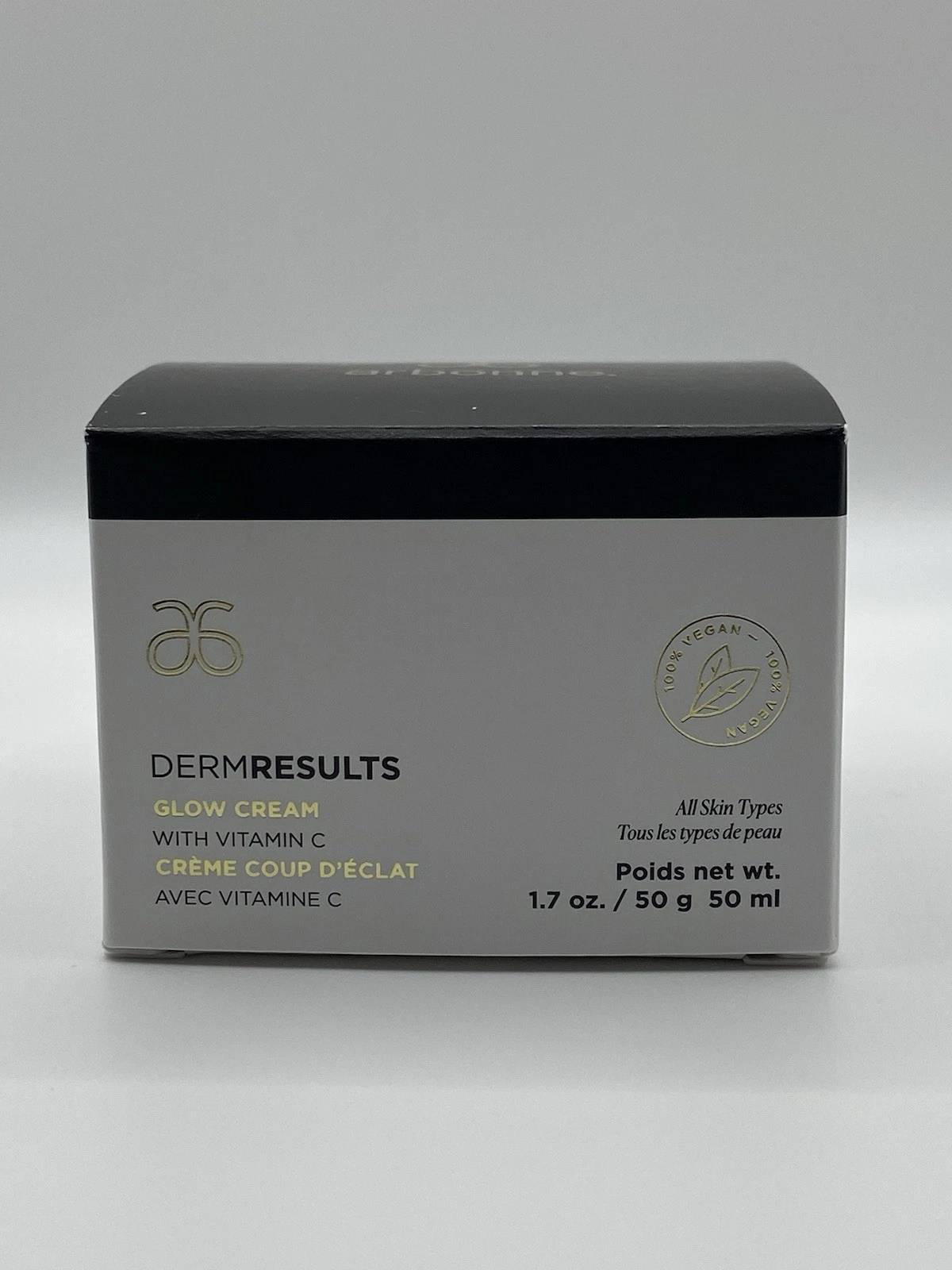 Arbonne Derm Results Glow Cream with Vitamin C DermResults 1.7 oz