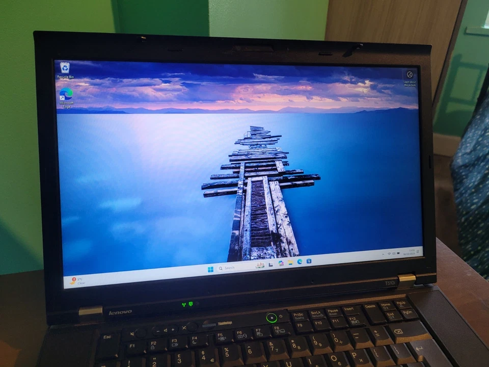 Lenovo ThinkPad T510 15" Laptop Intel i5 NVIDIA GPU 8GB RAM 128GB SSD Win 11 - Image 3 of 4