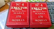 PR REPRO   "NO. 4  ERECTOR" A.C. GILBERT ERECTOR SET PART BOXS